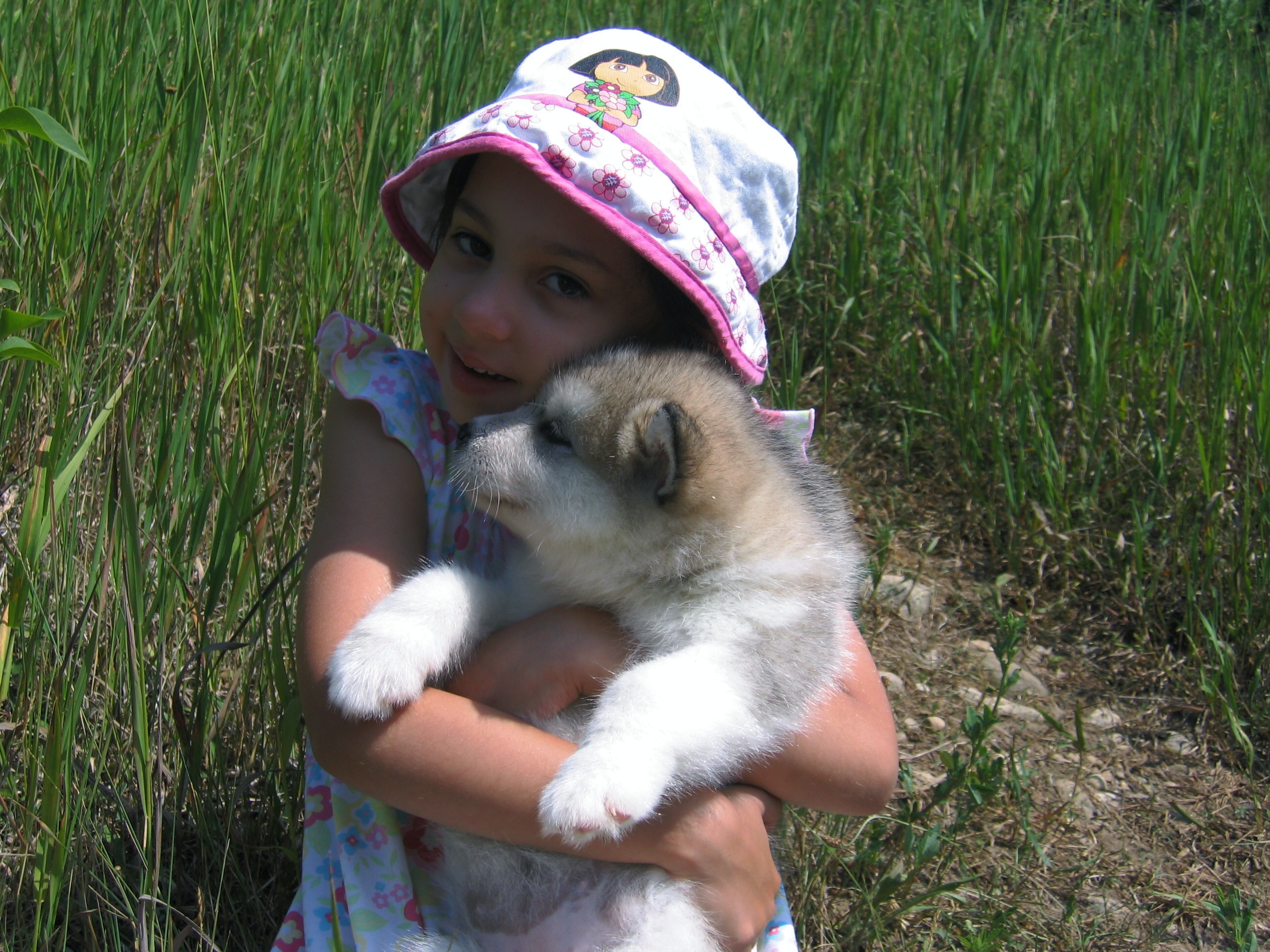 Girl and Pup